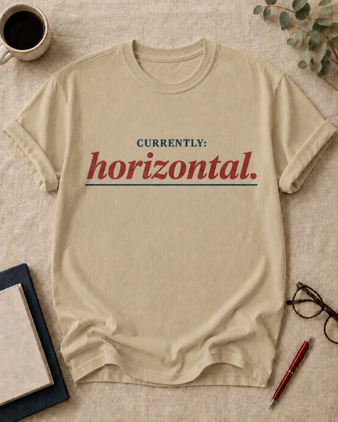 Currently: horizontal.