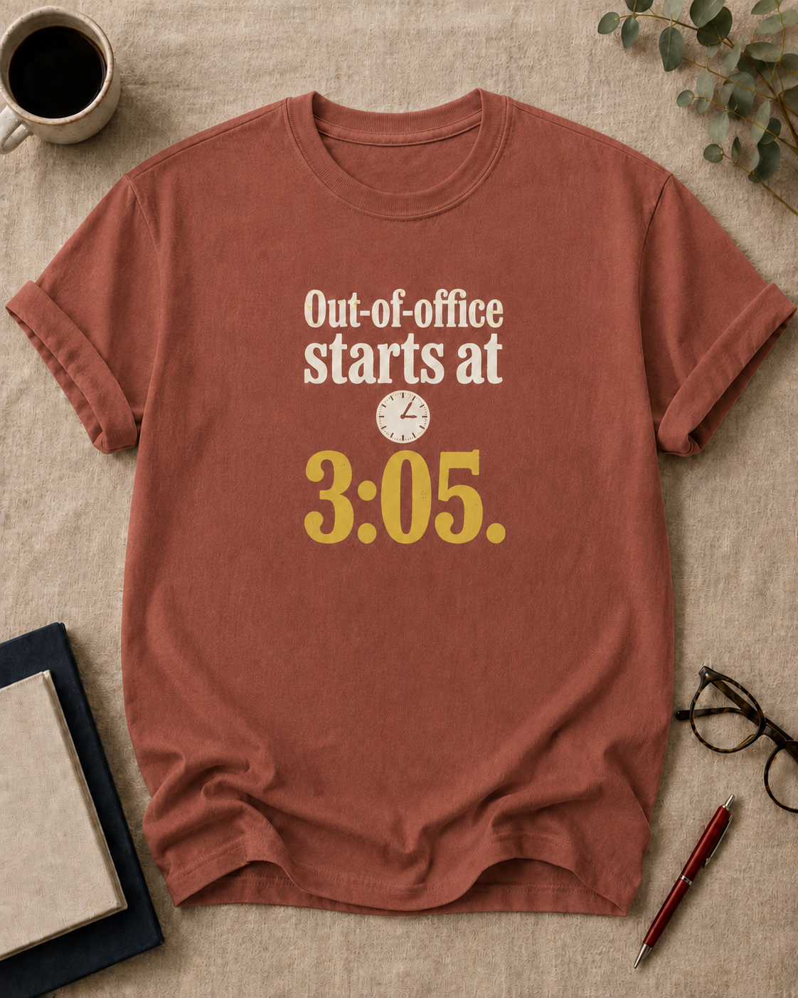 Out-of-office starts at 3:05.