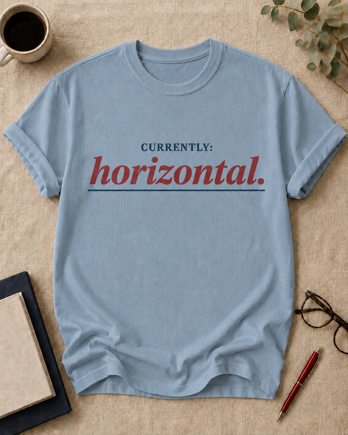 Currently: horizontal.