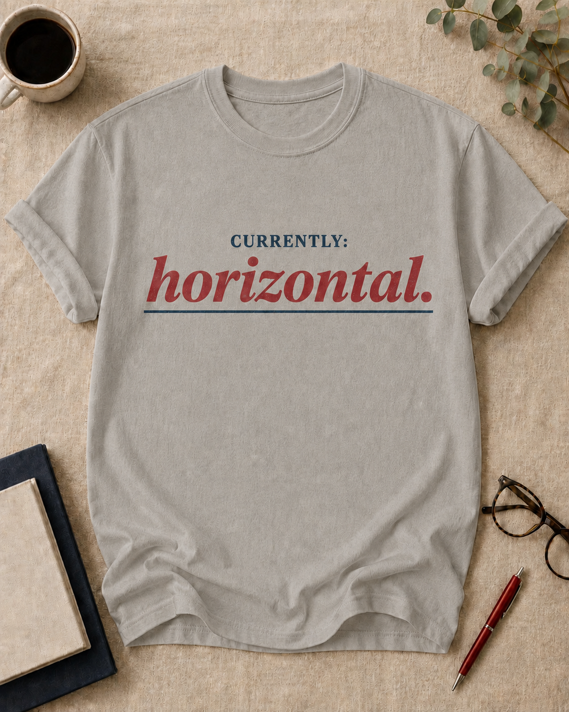 Currently: horizontal.