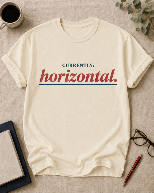 Currently: horizontal.