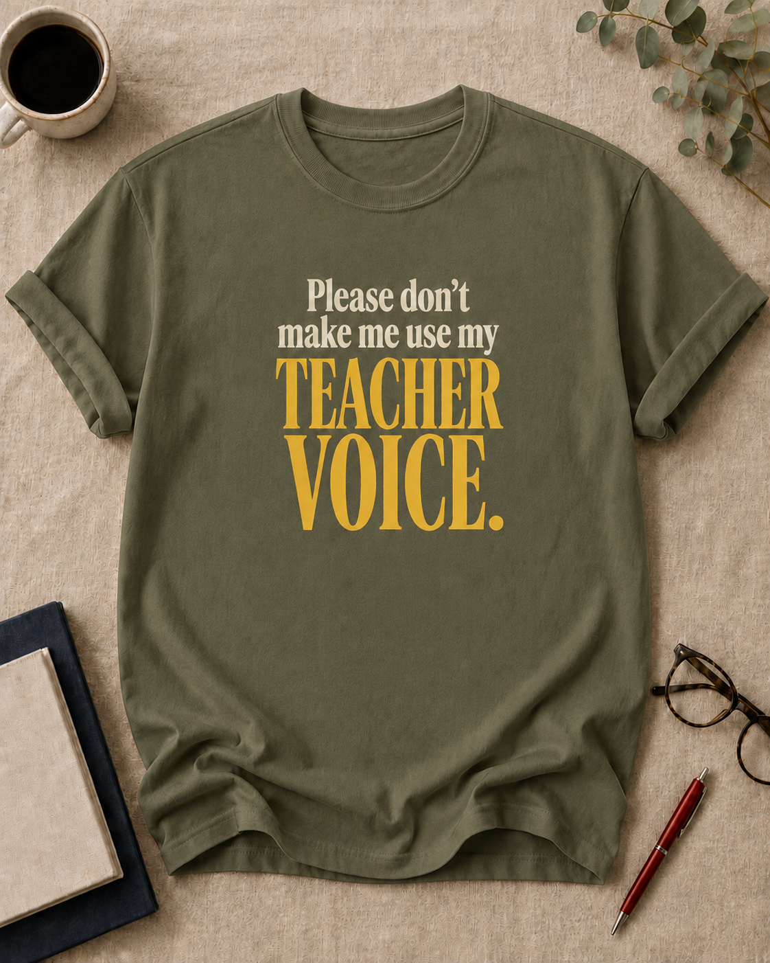 Please don't make me use my teacher voice.