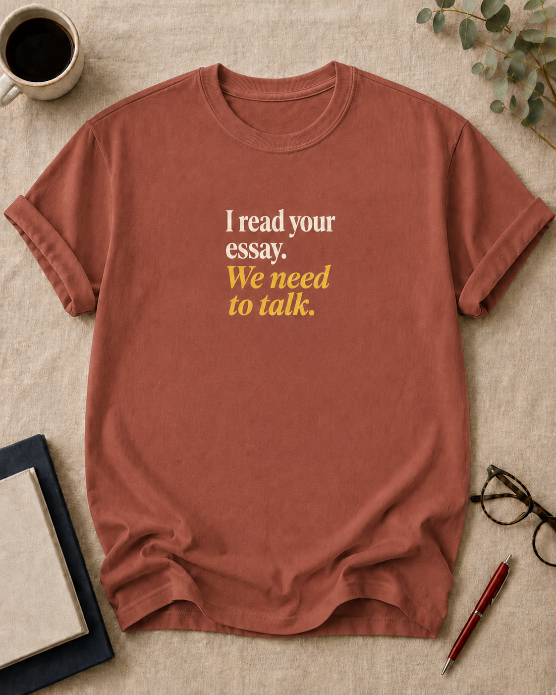 I read your essay. We need to talk.