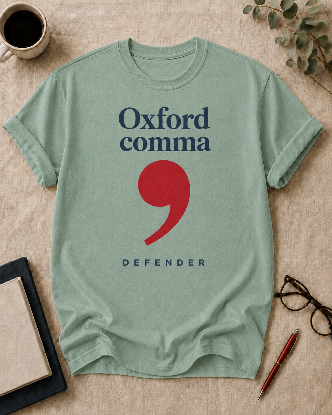 Oxford comma defender.