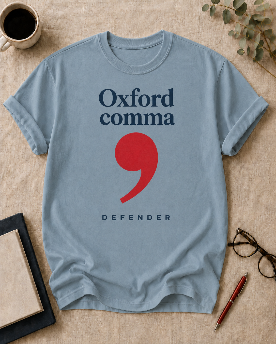 Oxford comma defender.