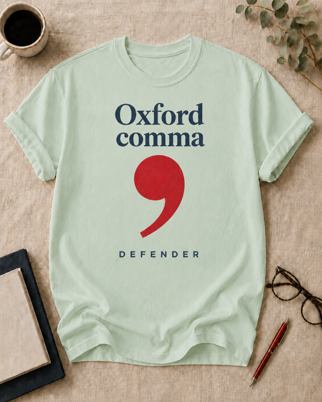 Oxford comma defender.