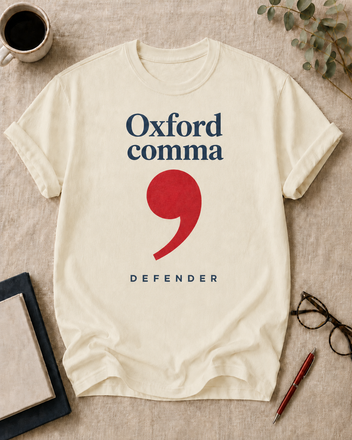 Oxford comma defender.