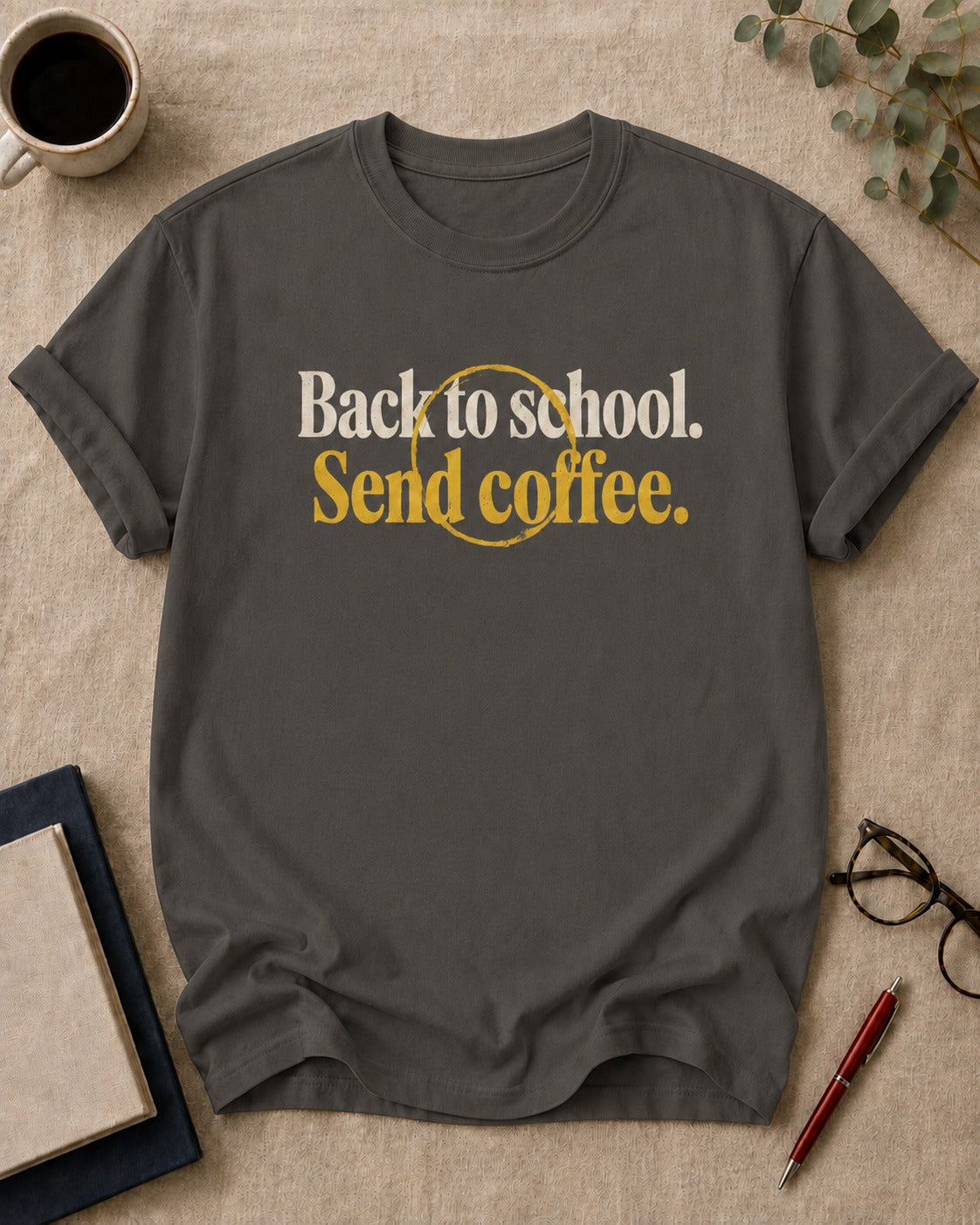 Back to school. Send coffee.