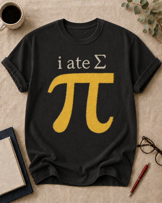 i ate sum π.