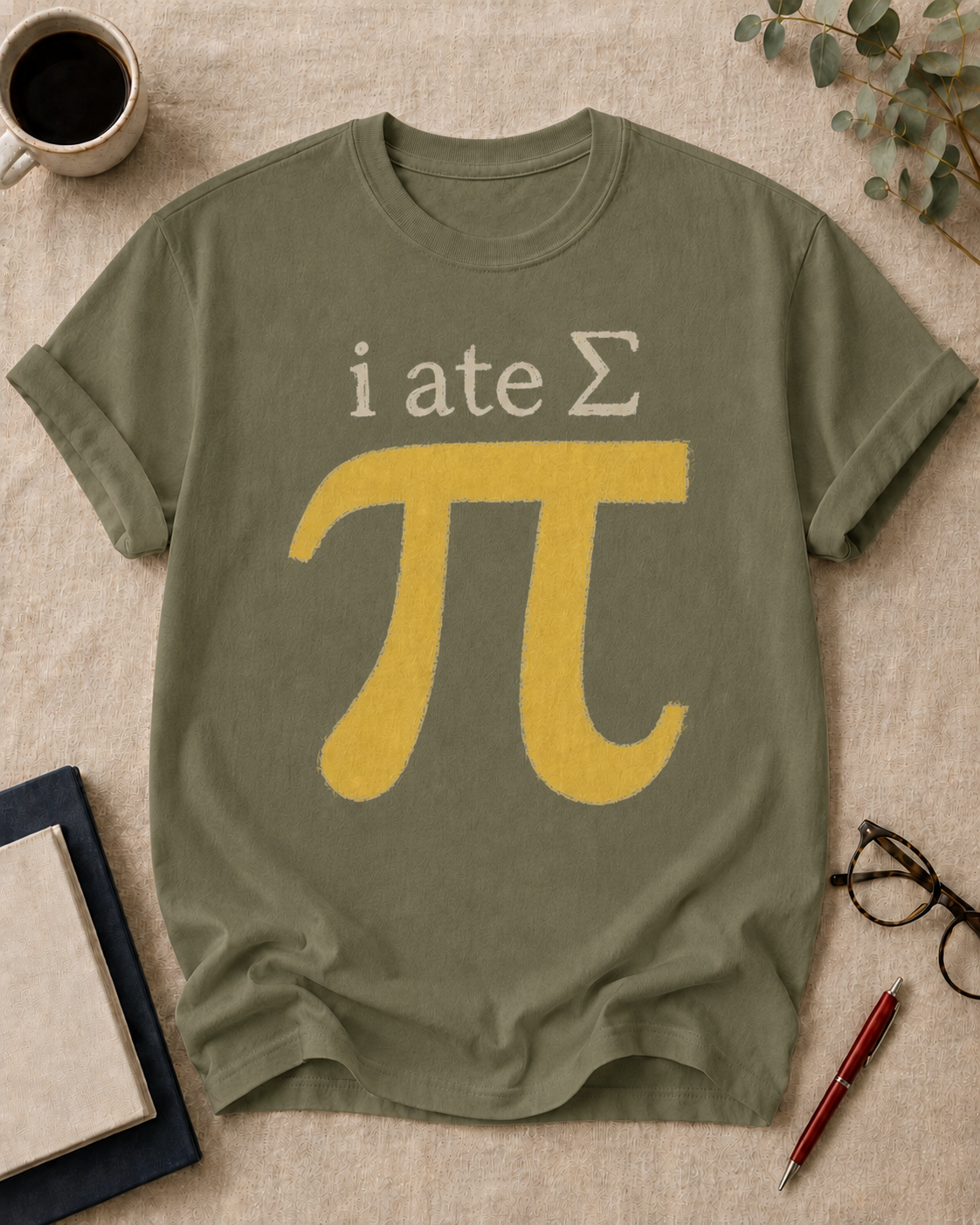 i ate sum π.