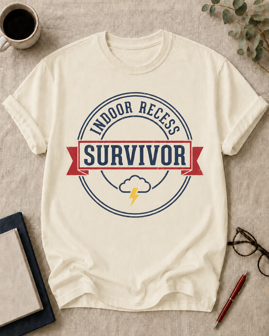 Indoor recess survivor.